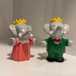 Very RARE Vintage Babar and Celeste
Set of 2 Figures